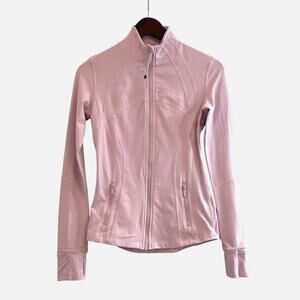 Lululemon Define Jacket Size 4 Pink Peony LW4AWKS